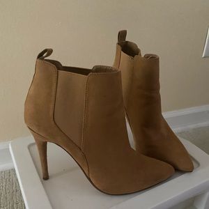 Tan ankle boots